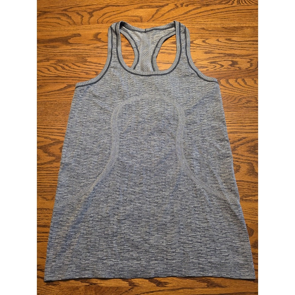 Lululemon Swiftly Tech Sweat Life Racer Back Tank Women's Size 6 Heather Gray